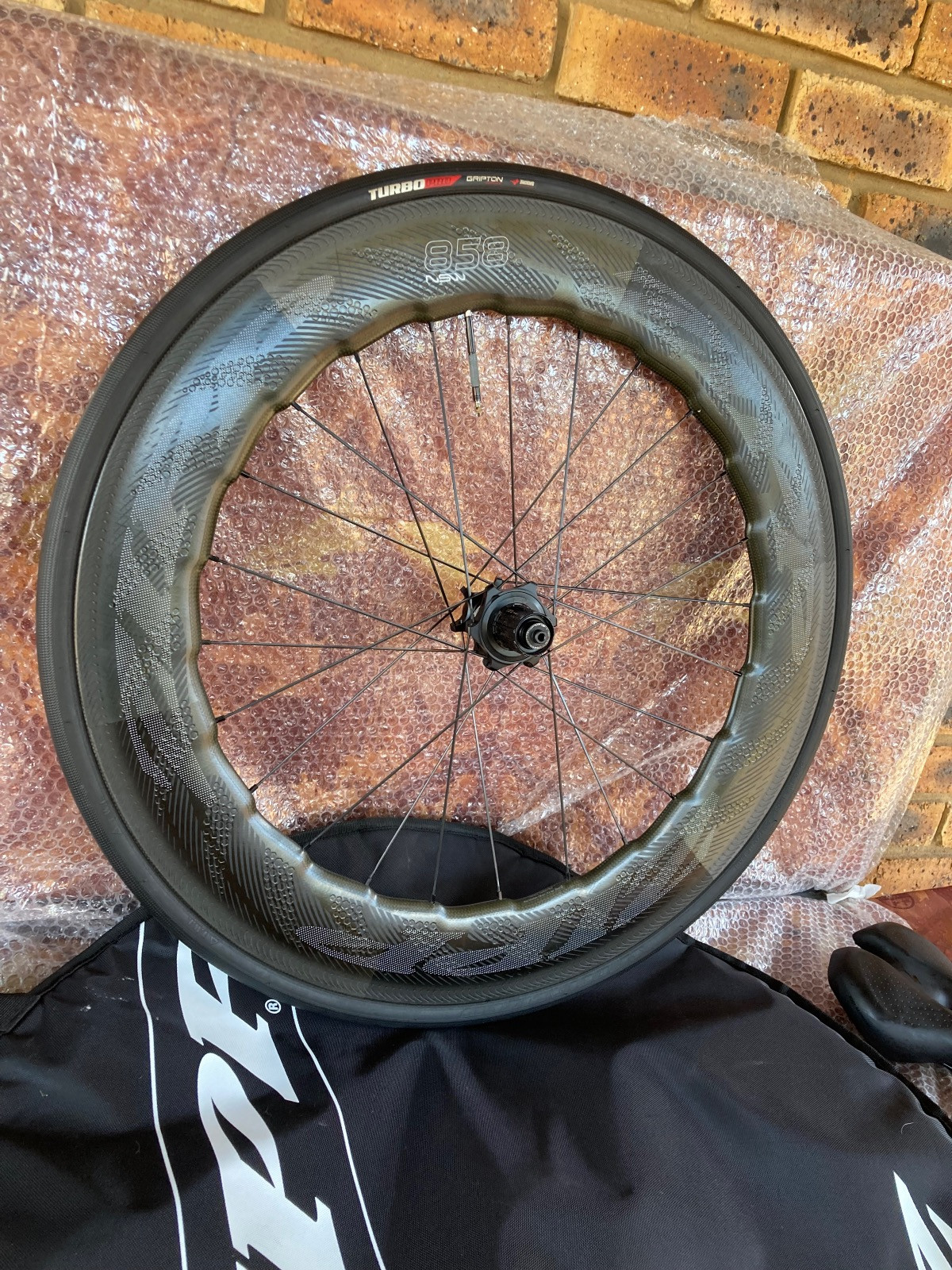 Zipp NSW 858 Rear TT wheel as new condition Road Bike Wheels Bike Hub