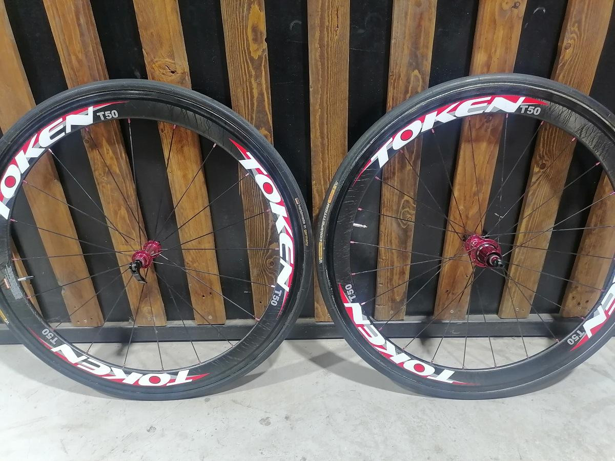 token c50 carbon clincher wheelset