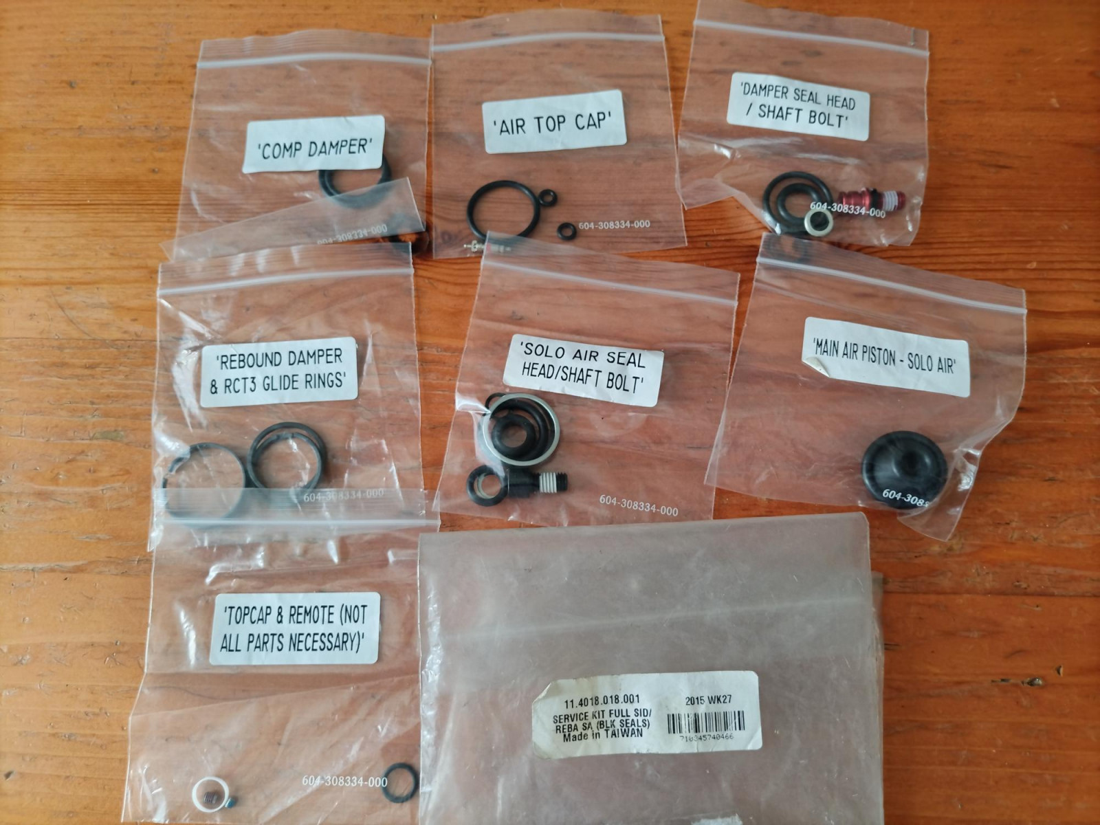 RockShox Seal Service Kit Mountain Bike Forks Bike Hub