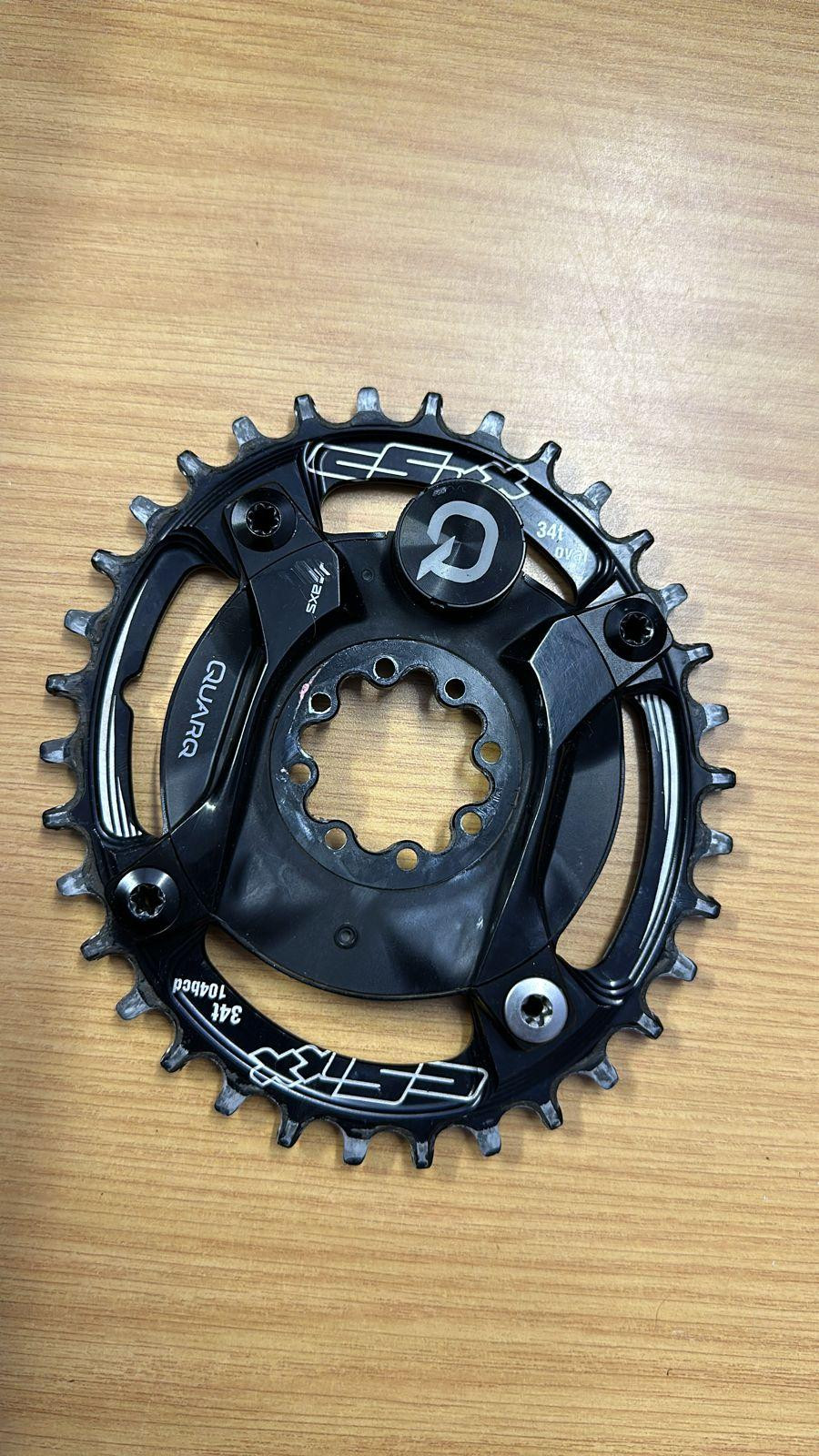QUARQ POWER METER WITH 34T OVAL CHAINRING Power Meters Bike Hub
