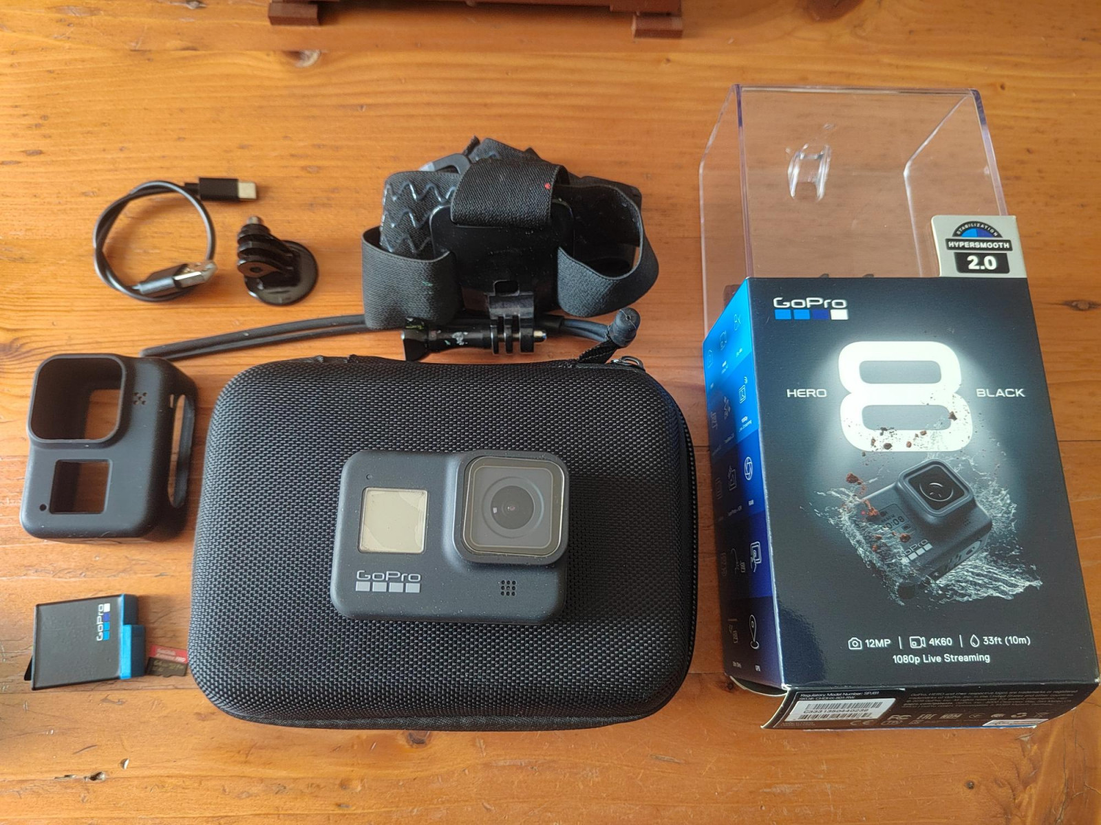 GoPro Hero 8 Black + Accessories Action Cameras Bike Hub