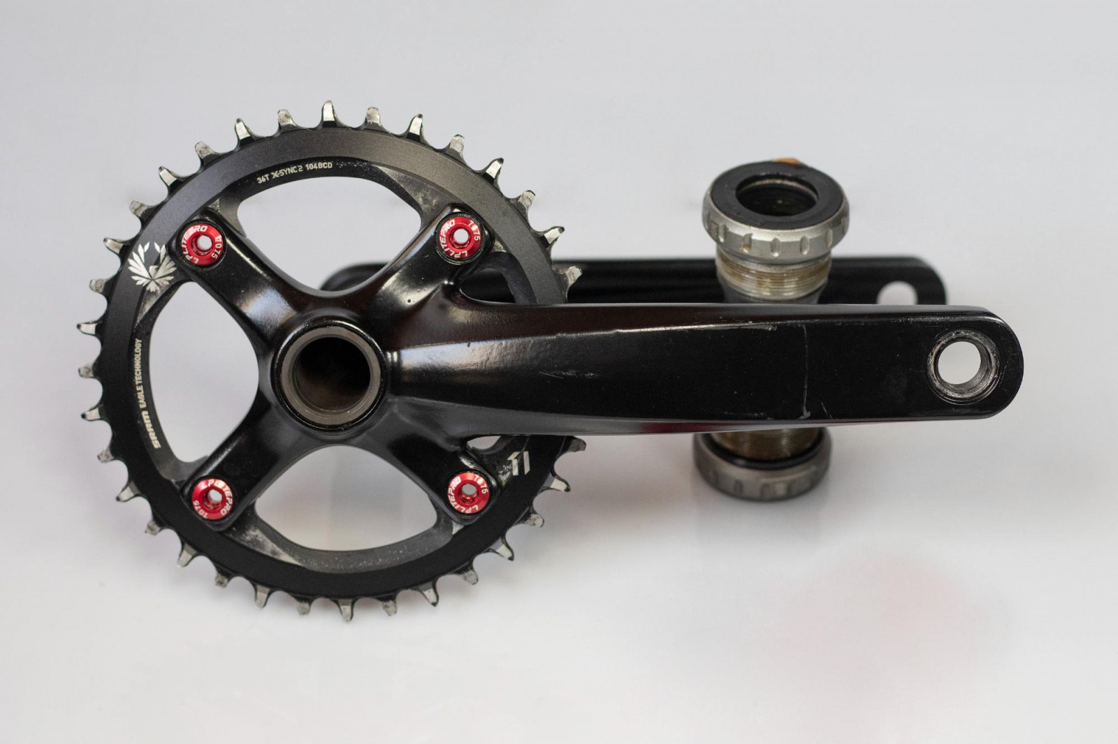 SRAM 1x crankset with BB Cranksets Bike Hub