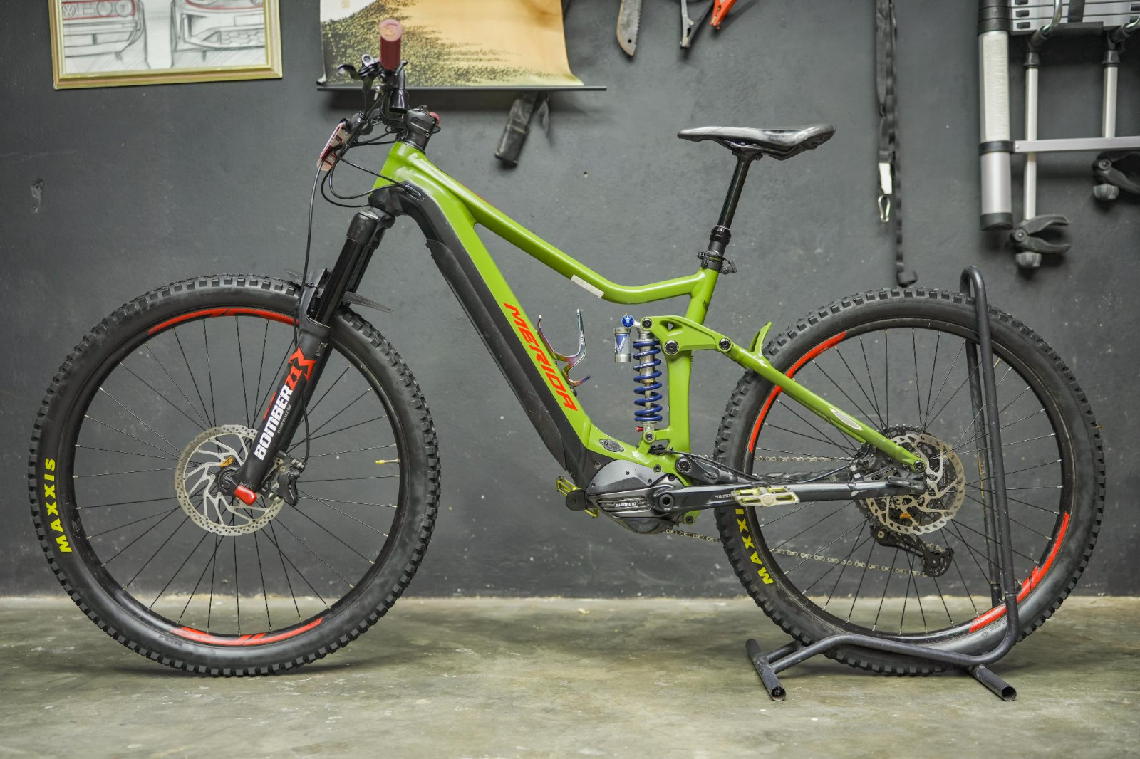 Upgraded 2021 Merida eONEFORTY 500 ebike Dual Suspension Mountain E