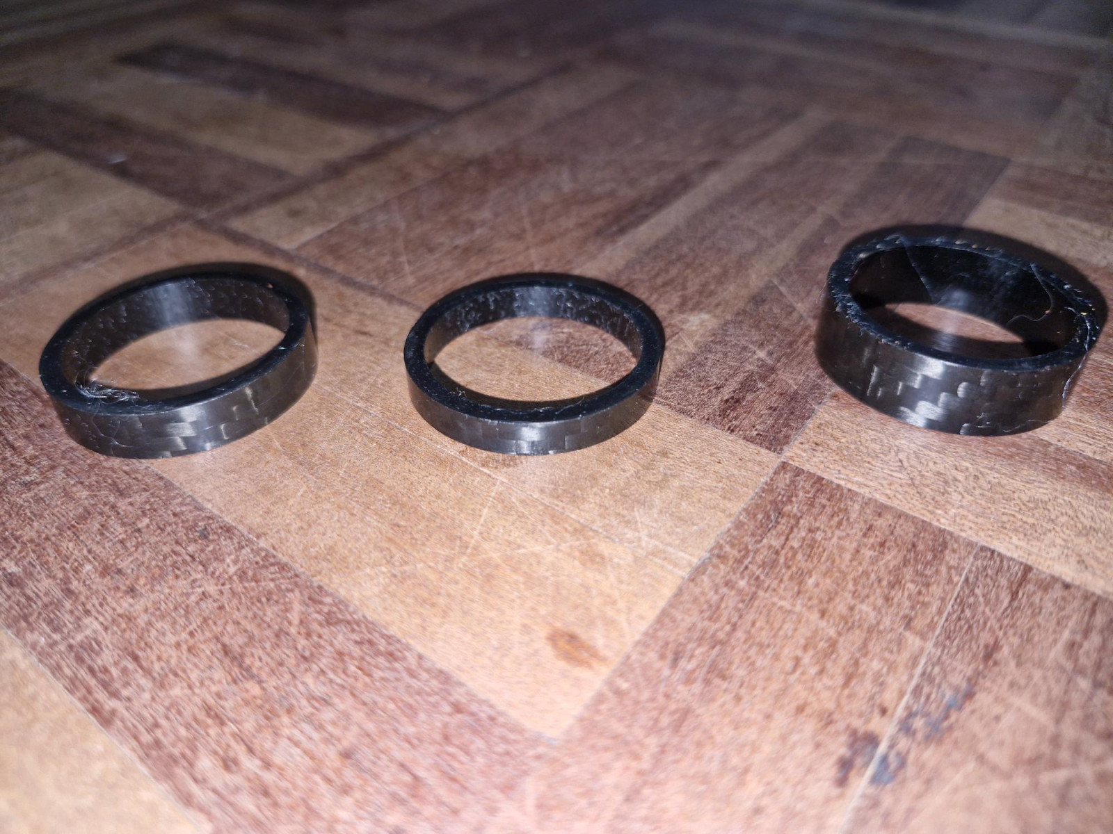 3 Carbon Fiber stem spacers Stems Bike Hub