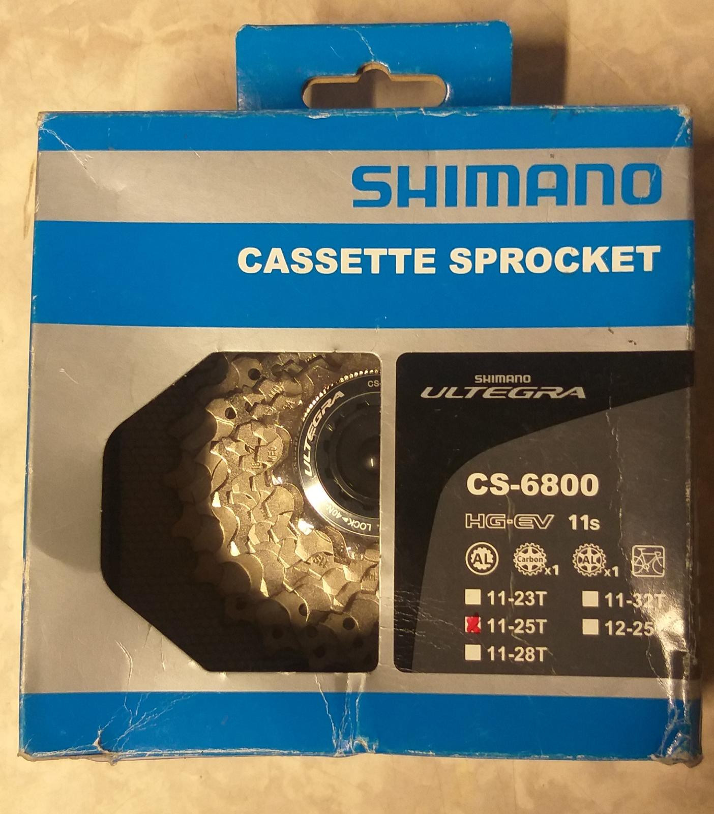 Shimano CS 6800 11s 11 28t 欠品あり O510AG Cs 6800 Shimano 11 Speed Cassette New Shimano CS-6800 Ultegra