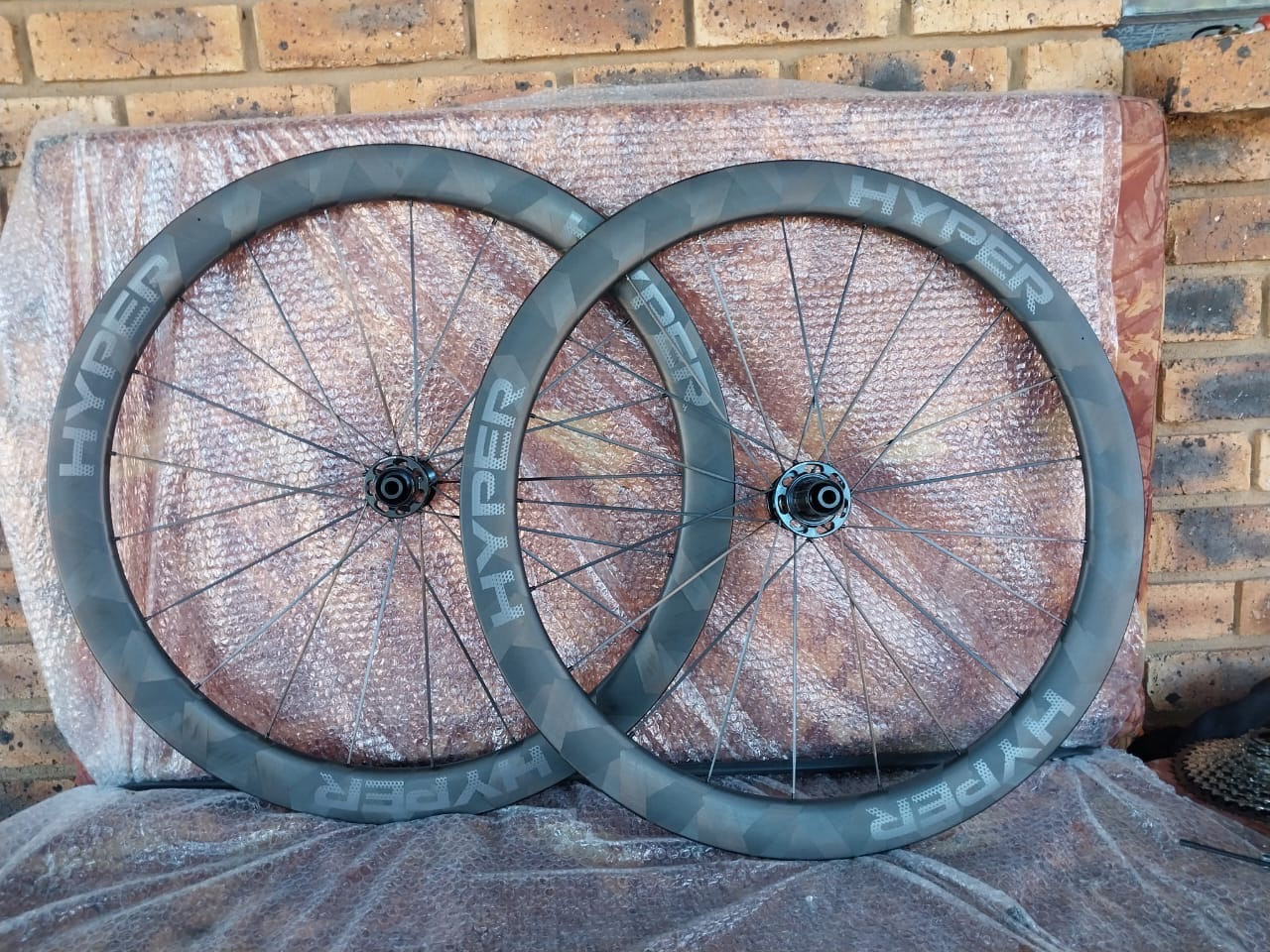 Hyper 50s Carbon spokes ceramic bearings Road Bike Wheels Bike Hub