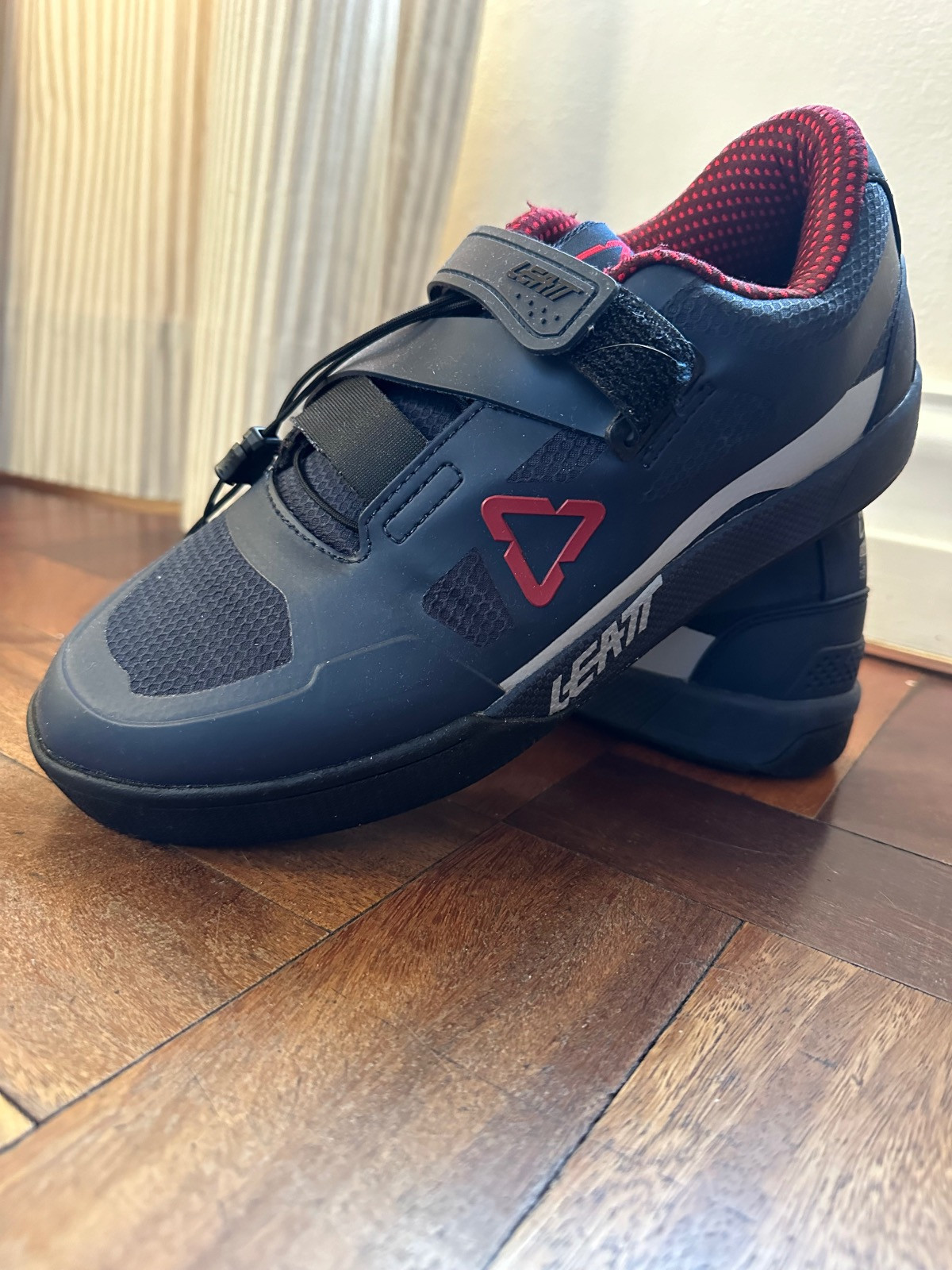 cleated athletic shoes