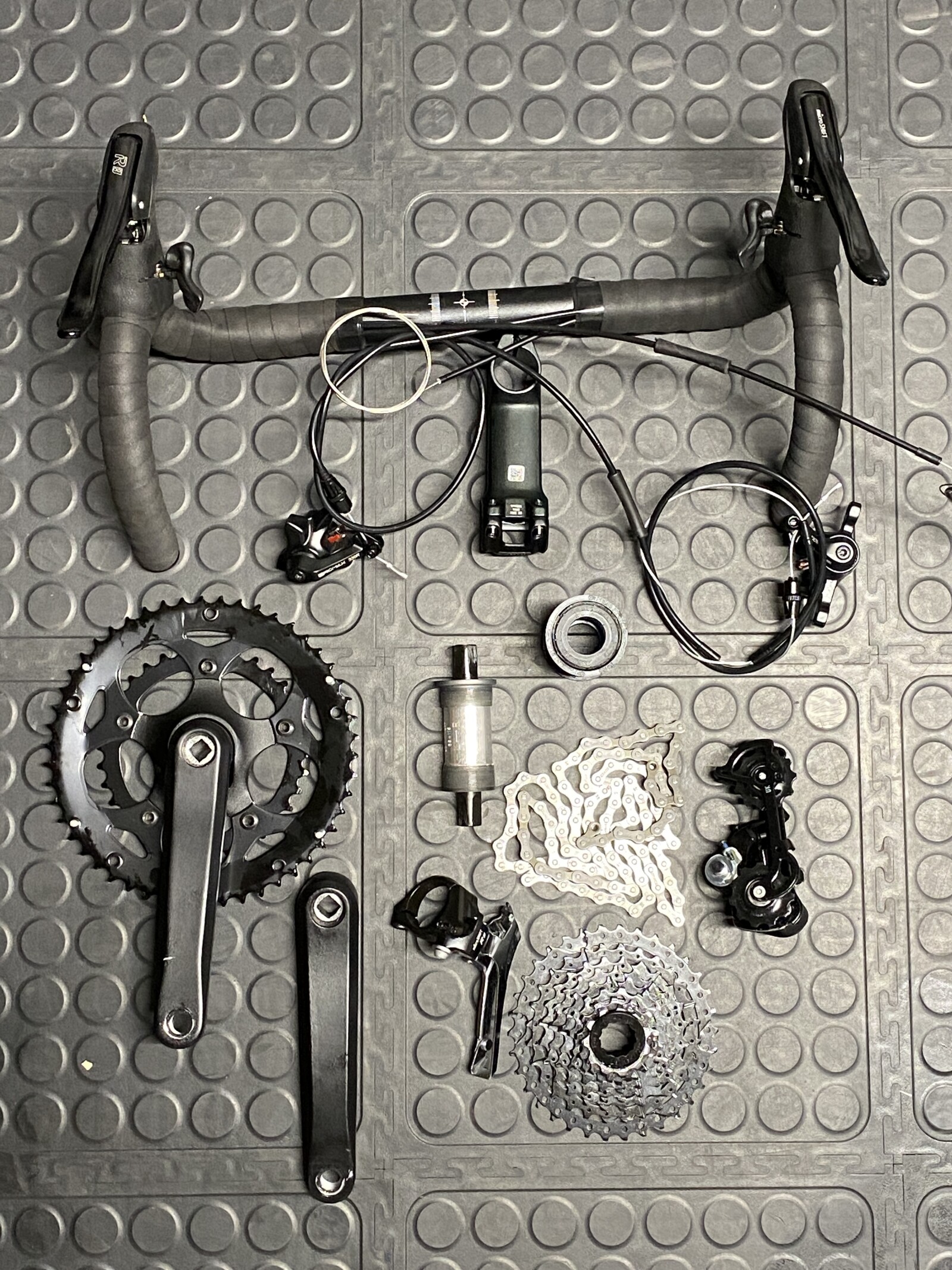 Road Bike Groupset + Handlebar [BRAND NEW] Complete Groupsets Bike Hub