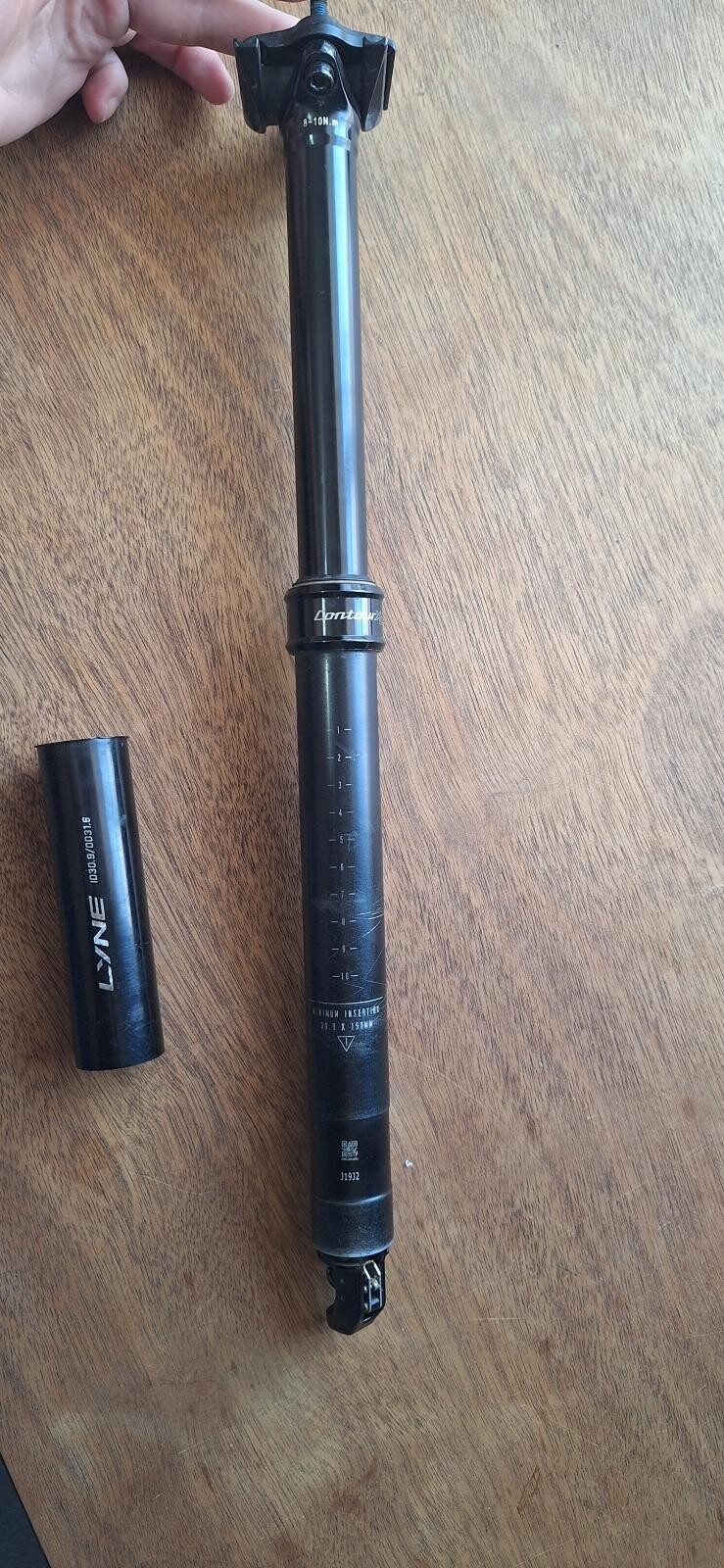 Lyne ContourXL v2 Dropper Post 30.9 x 150mm | Dropper Seat Posts | Bike Hub