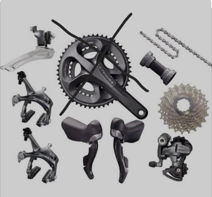 Shimano Ultegra 10 Speed 6700 groupset Complete Groupsets Bike Hub