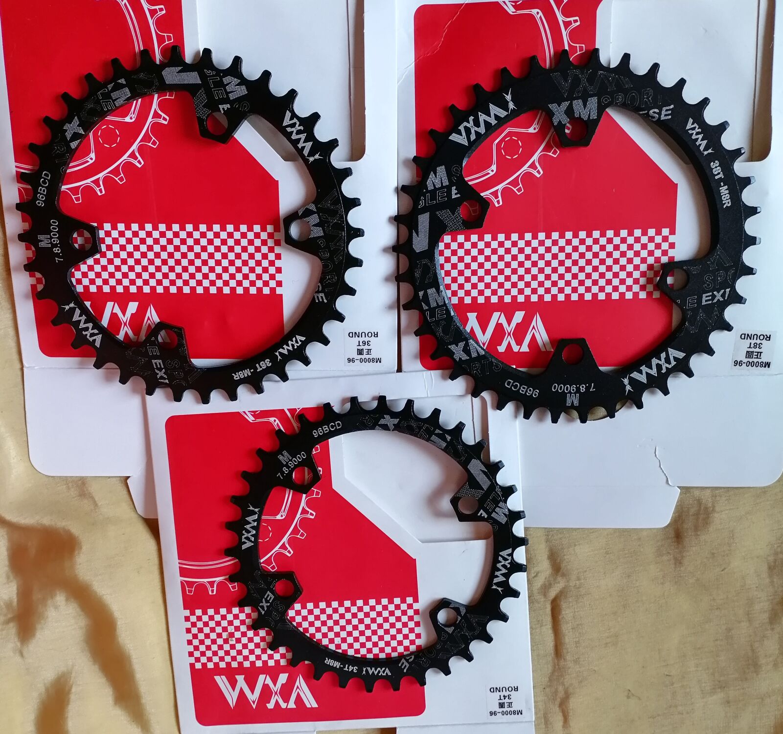Chainring 96bcd Narrow Wide 34/36/38T | Chainrings | Bike Hub