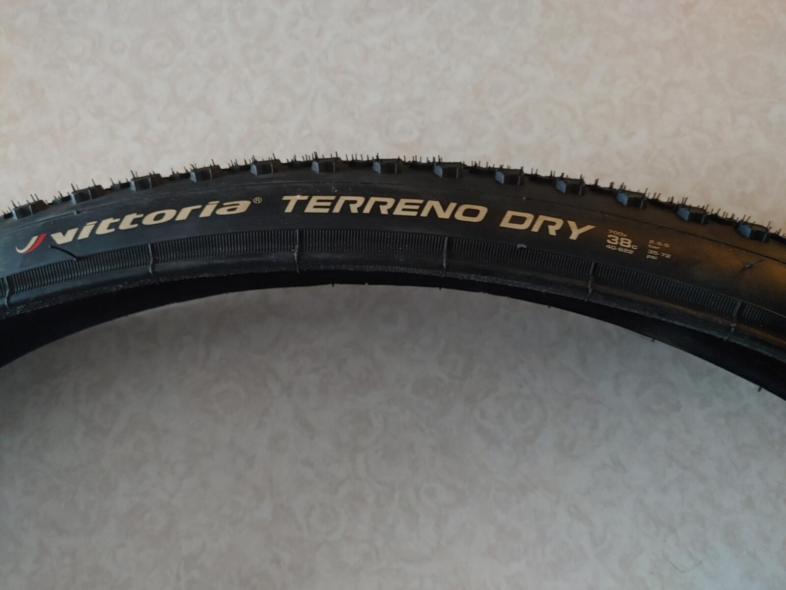 Vittoria Unisex Terreno Dry Tubeless Fietsband, zwart/para, 700x47