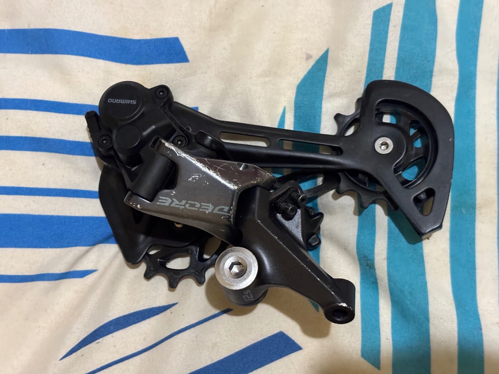 Shimano Deore XT Di2 derailleur voor volwassenen, uniseks, zwart