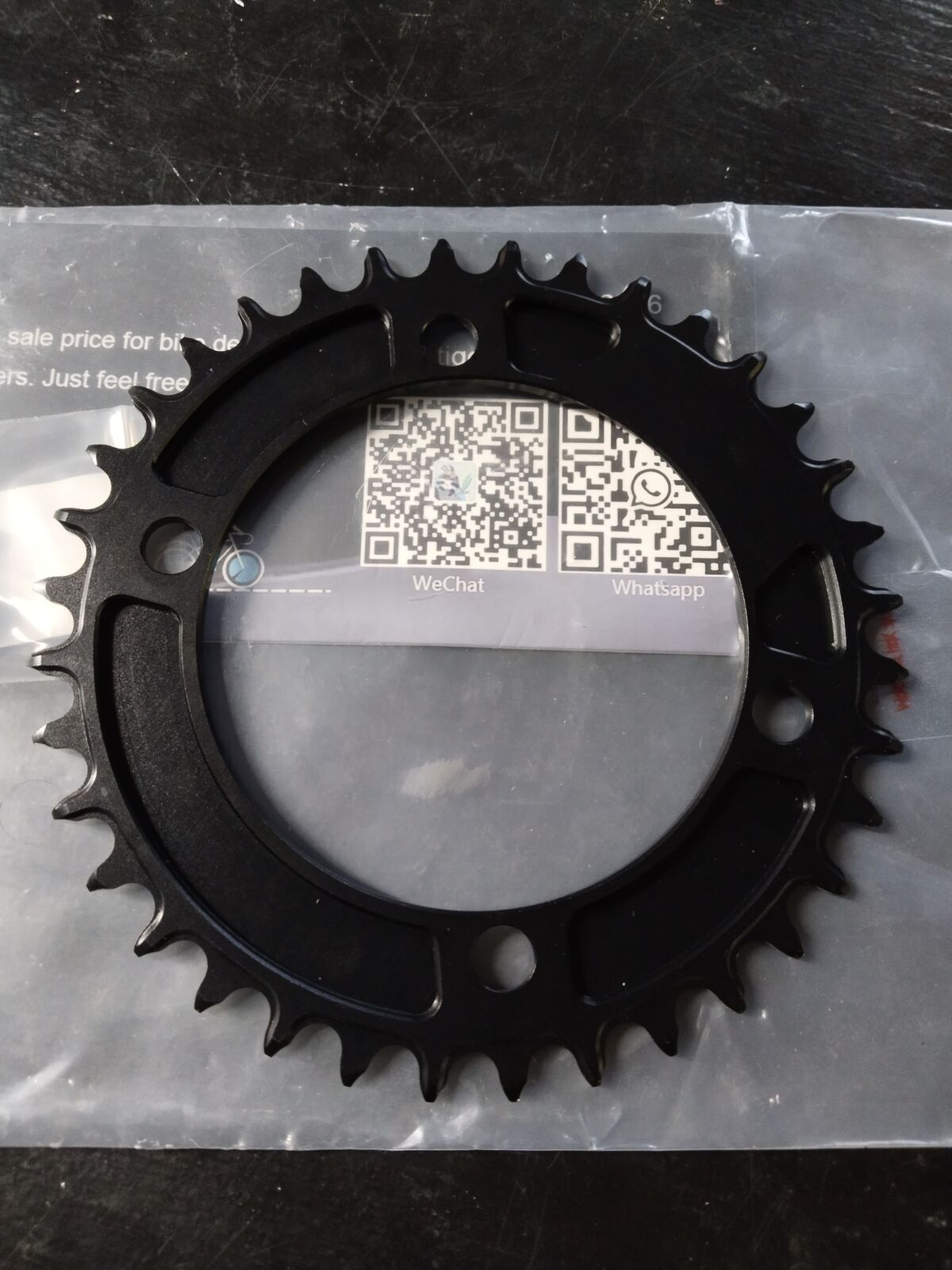 Pass Quest 36T 4-bolt 110BCD narrow wide chainring | Chainrings | Bike Hub