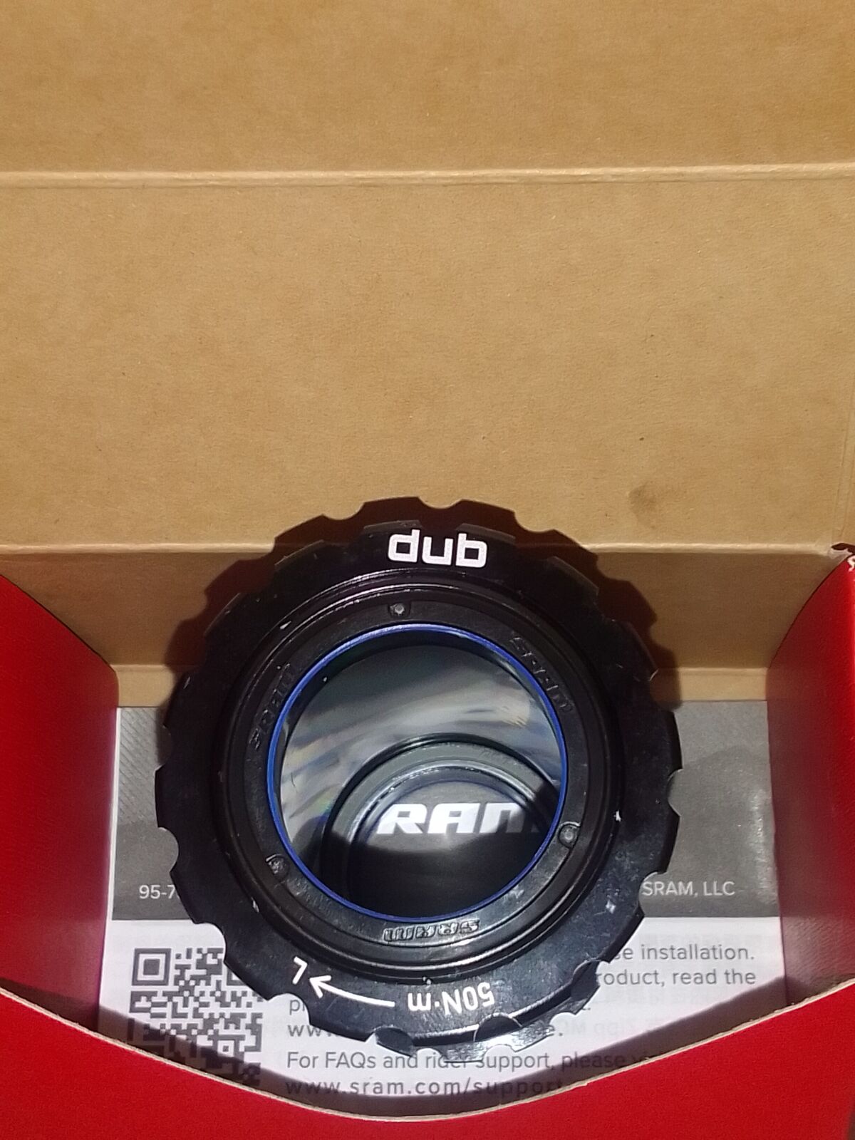 Movimento Centrale SRAM DUB T47 Filettato 68mm Con Cuscinetti In Ceramica Per Bici Da Strada