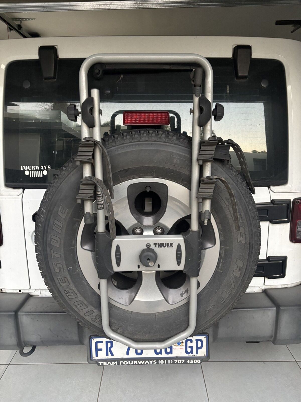 Thule Pajero Spare Wheel Bike Carrier Bike Rack Thule VeloCompact