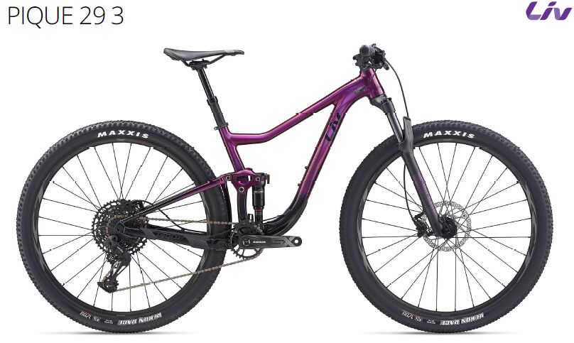 Dual Suspension Giant Liv Pique 29 3 (small) | Dual Suspension Mountain ...