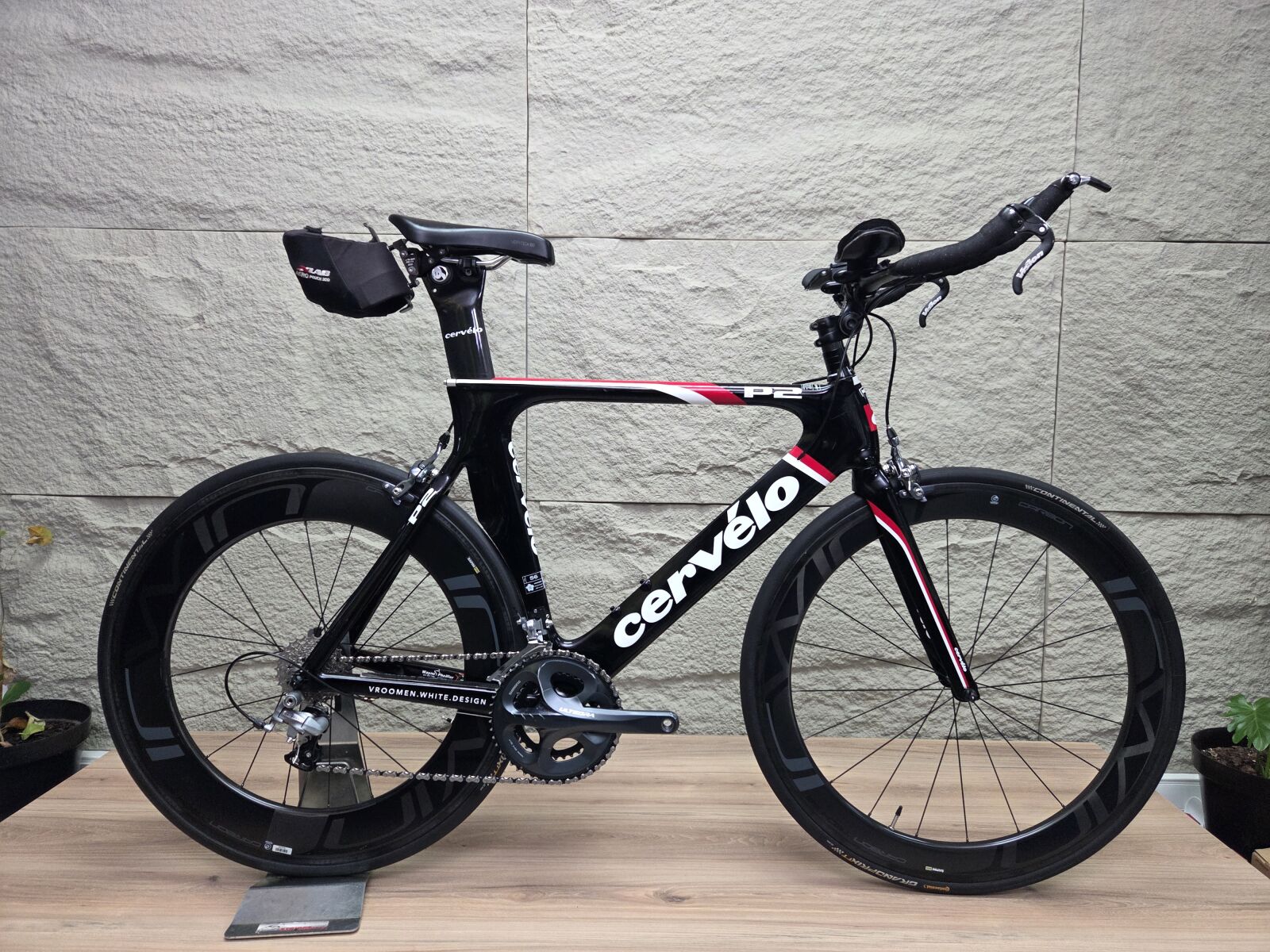 CERVELO P2 (56cm) **Carbon+Wheels-10SPD** | Triathlon & Time Trial