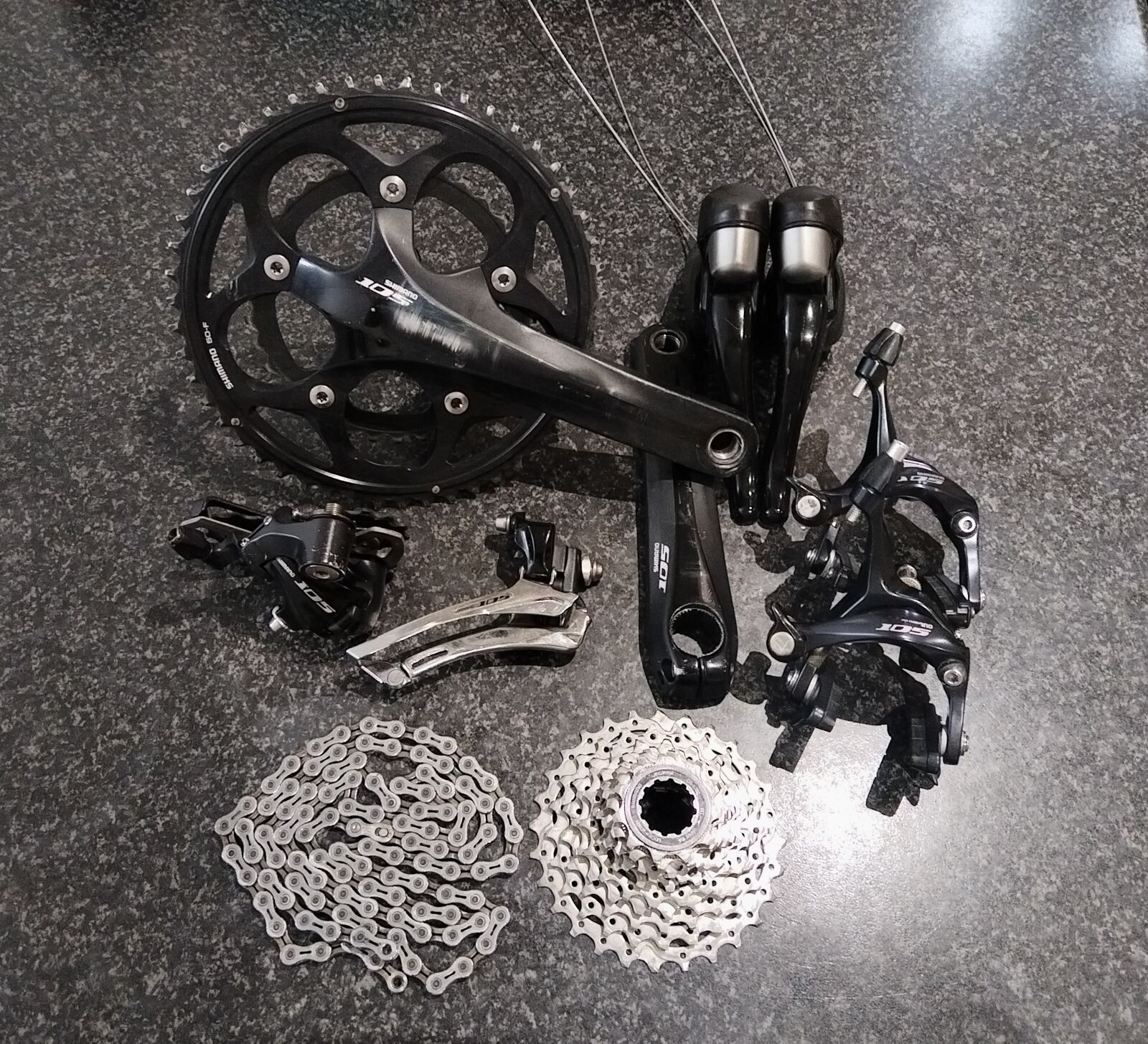 Shimano 105 Groupset (5700) Complete Groupsets Bike Hub