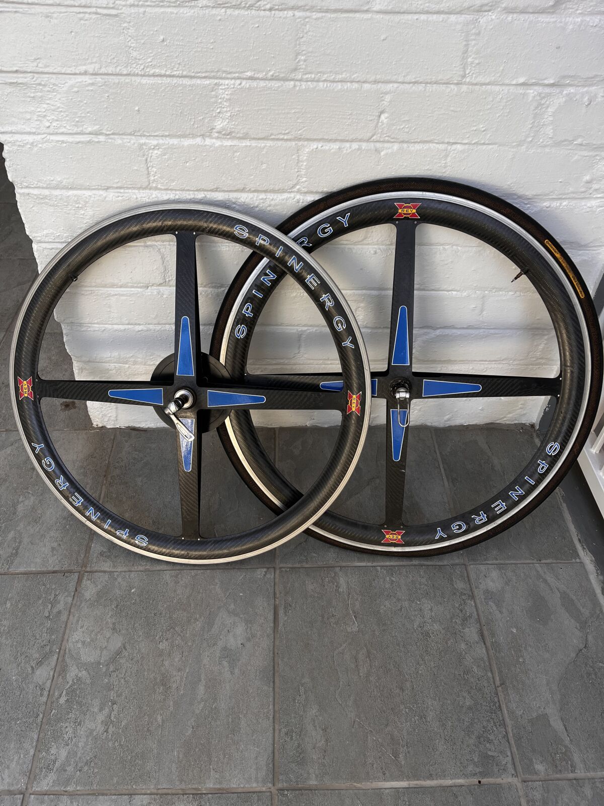 Vintage Spinergy Rev-X 700c Carbon Wheelset | Road Bike Rims