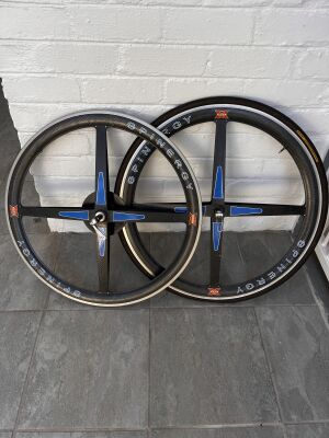 Vintage Spinergy Rev-X 700c Carbon Wheelset | Road Bike Rims