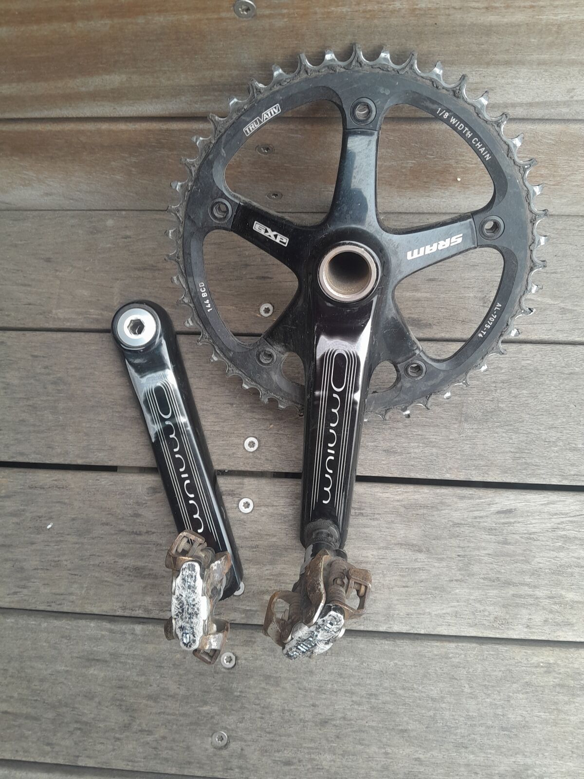SRAM Omnium Crankset 165mm | Track Bikes | Bike Hub