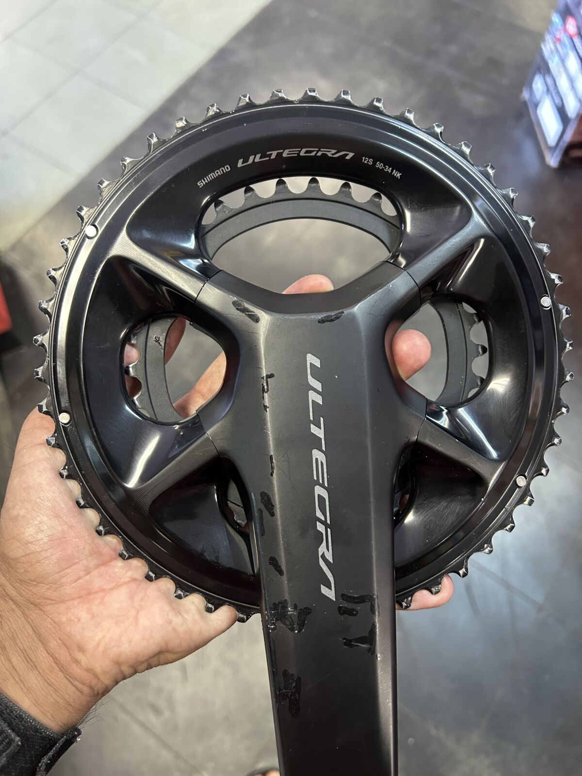 165mm Ultegra 12 speed 50-34 crankset | Cranksets | Bike Hub