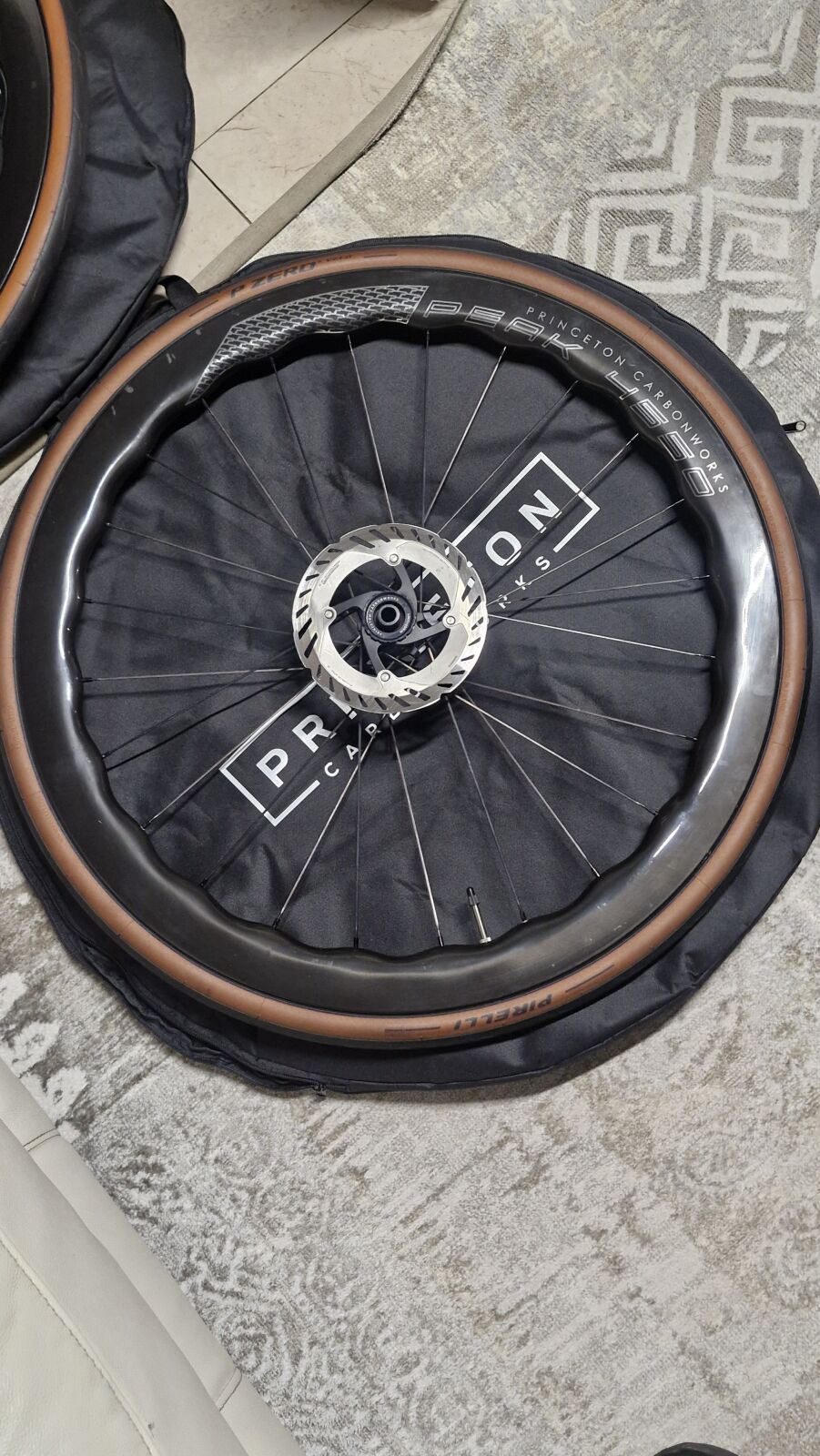 Princeton CarbonWorks Peak 4550 Disc CarbTi hubs | Road Bike Rims