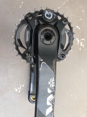 Sram XX1 eagle quarq axs powermeter crankset | Cranksets | Bike Hub