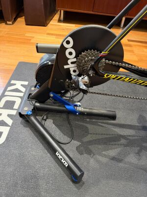 Wahoo KICKR V5 Smart Trainer, Headwind and Mat | Indoor Trainers