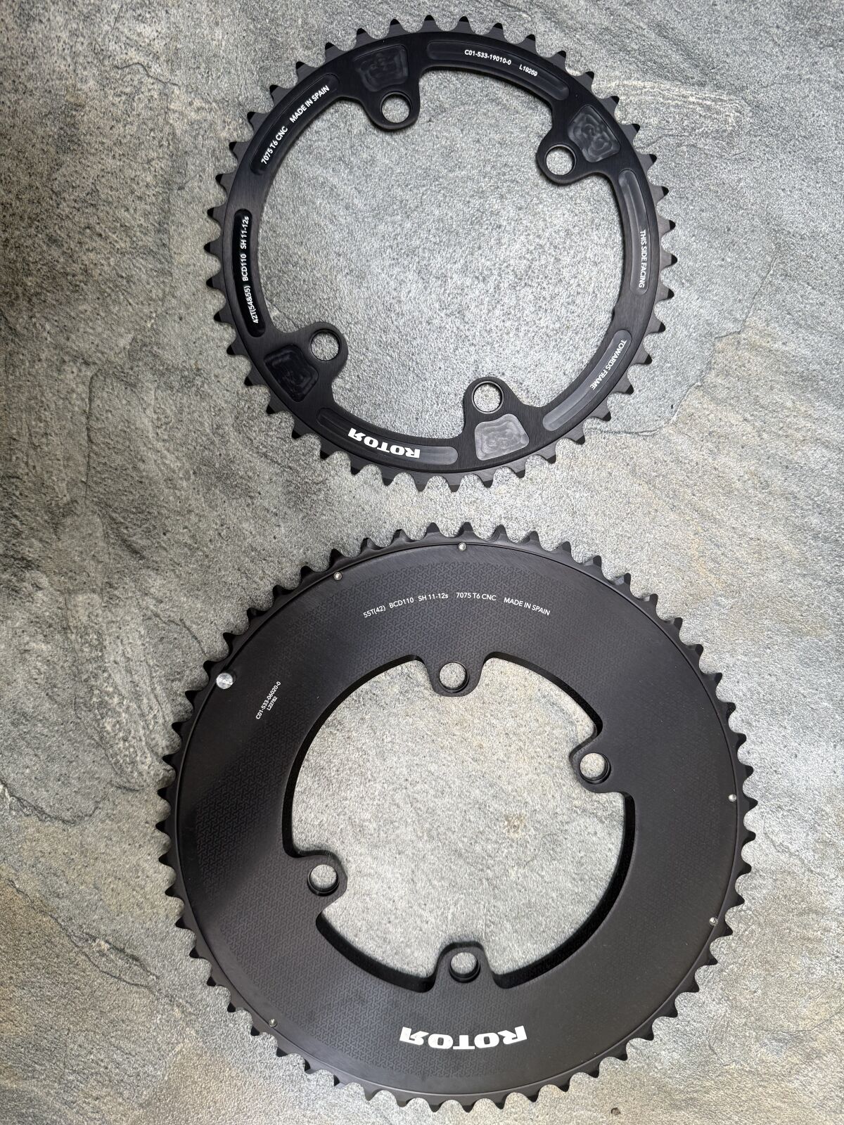 Rotor Aero Chainrings 55/42 (Brand new) | Chainrings | Bike Hub
