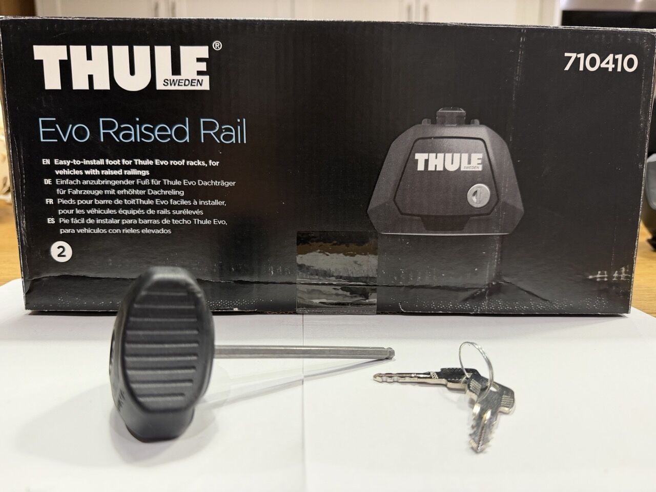 Thule Evo Foot Pack Raised Rail 710410 | Bike Racks | Bike Hub