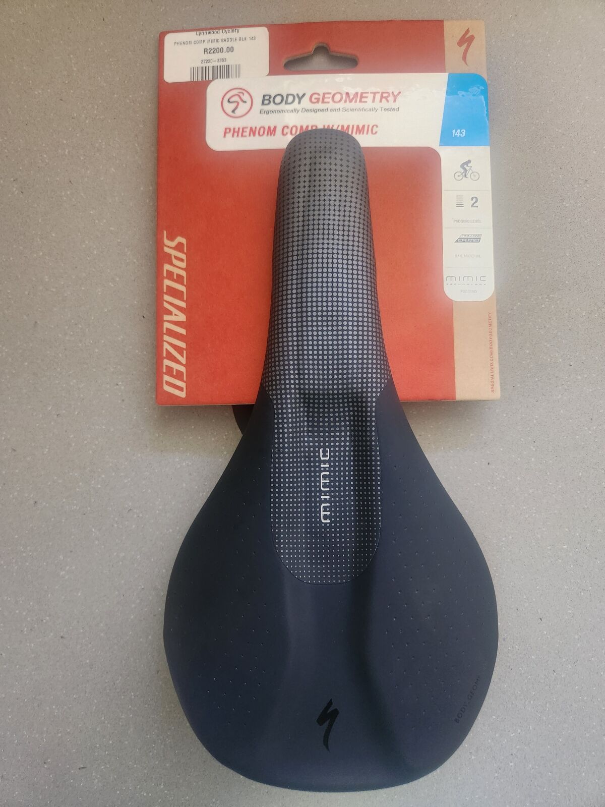Specialized Phenom Comp W/Mimic - 143mm (new) | Saddles | Bike Hub