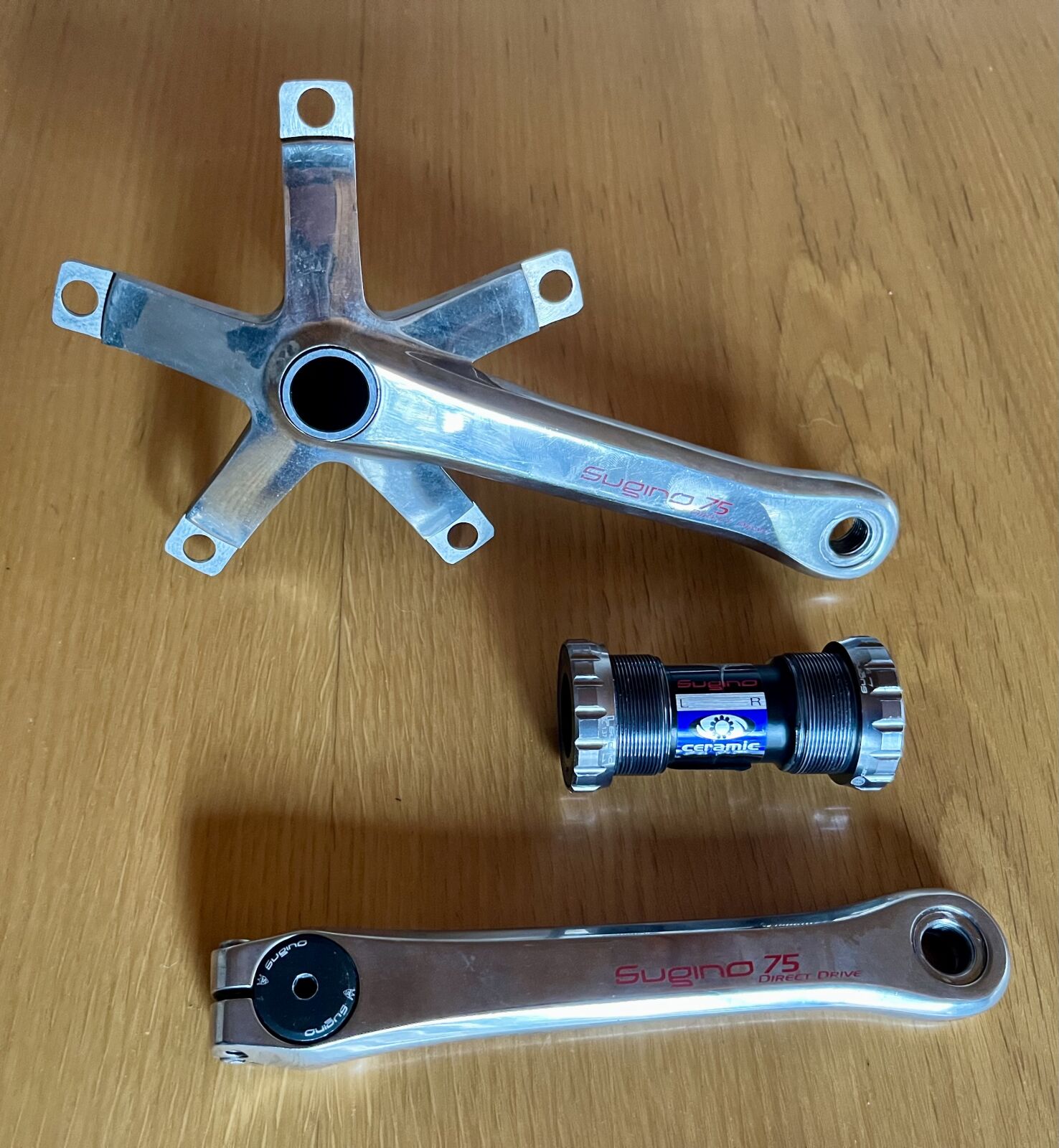 Sugino 75 direct drive crankset | Track Bikes | Bike Hub