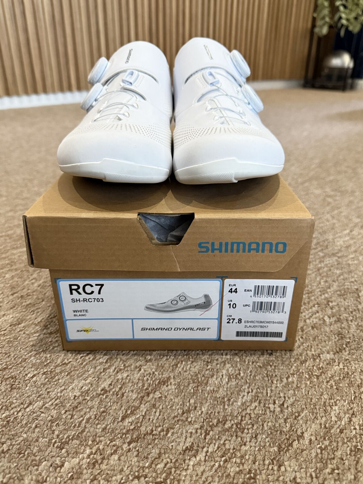 ShimanoXC7 ホワイトシューズ Shimano RC703 (RC7) White, Size 44 | Shoes | Bike Hub
