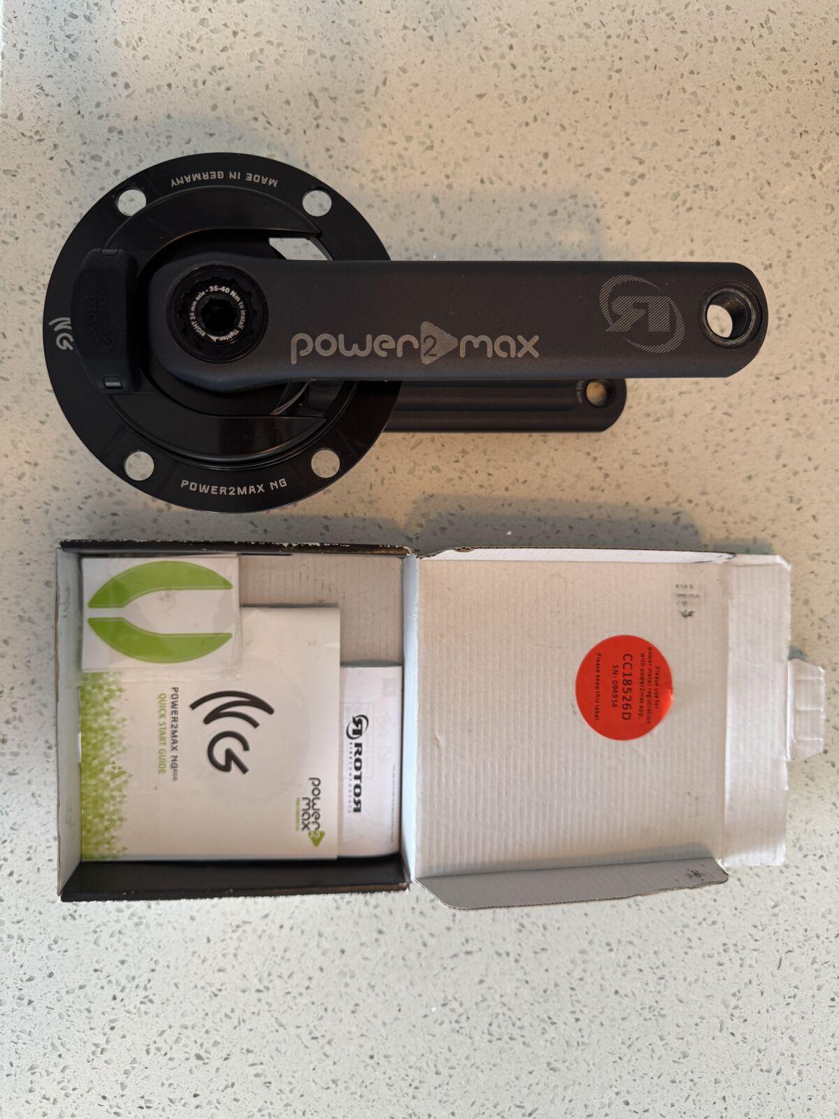 Rotor Power2Max NG 165mm Crank | Power Meters | Bike Hub
