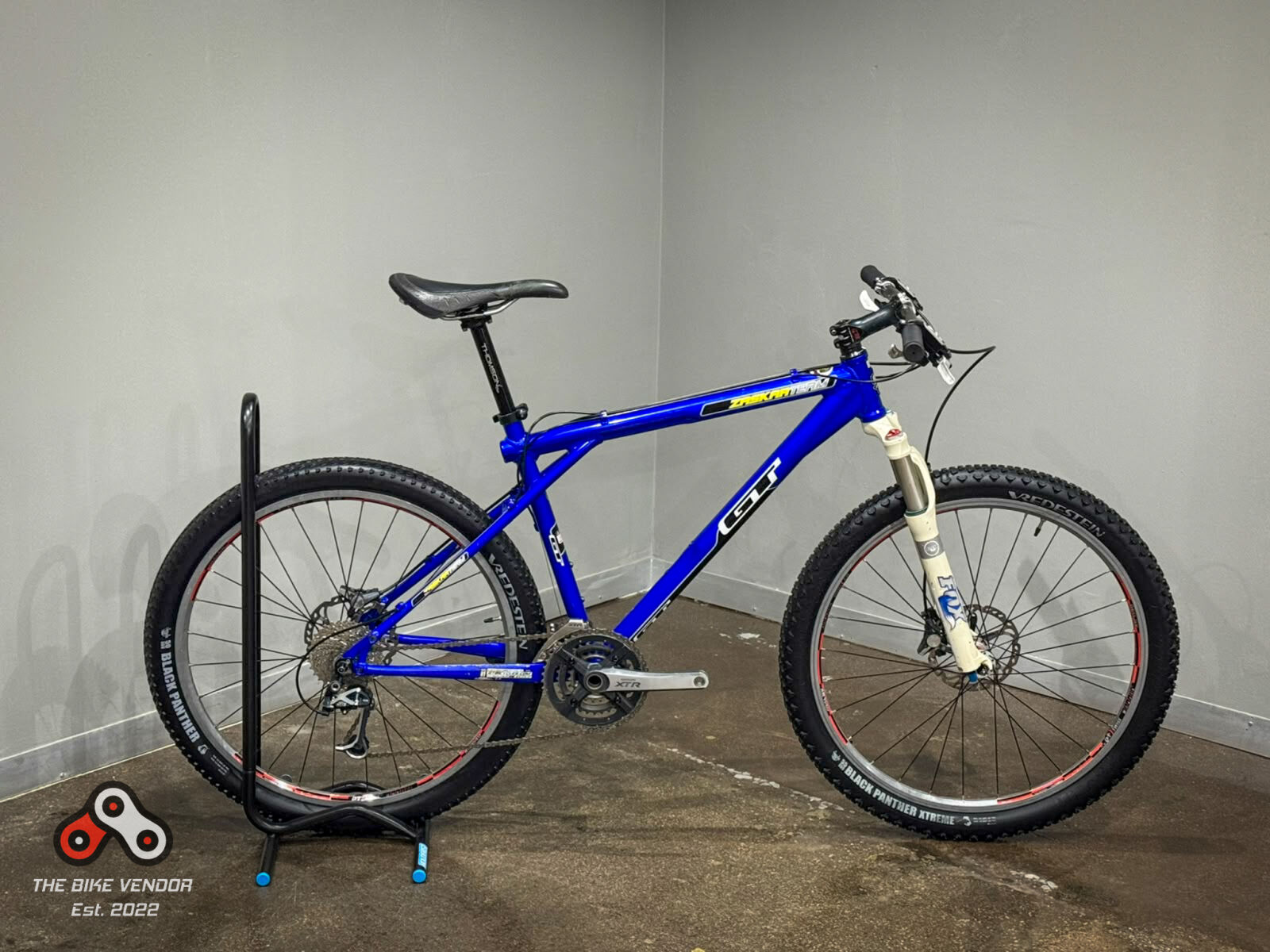【ヴィンテージ】GT Bicycles Team GT Sサイズ ブルー GT Zaskar Team - XTR - Fox - DT Swiss | Hardtail Mountain Bikes
