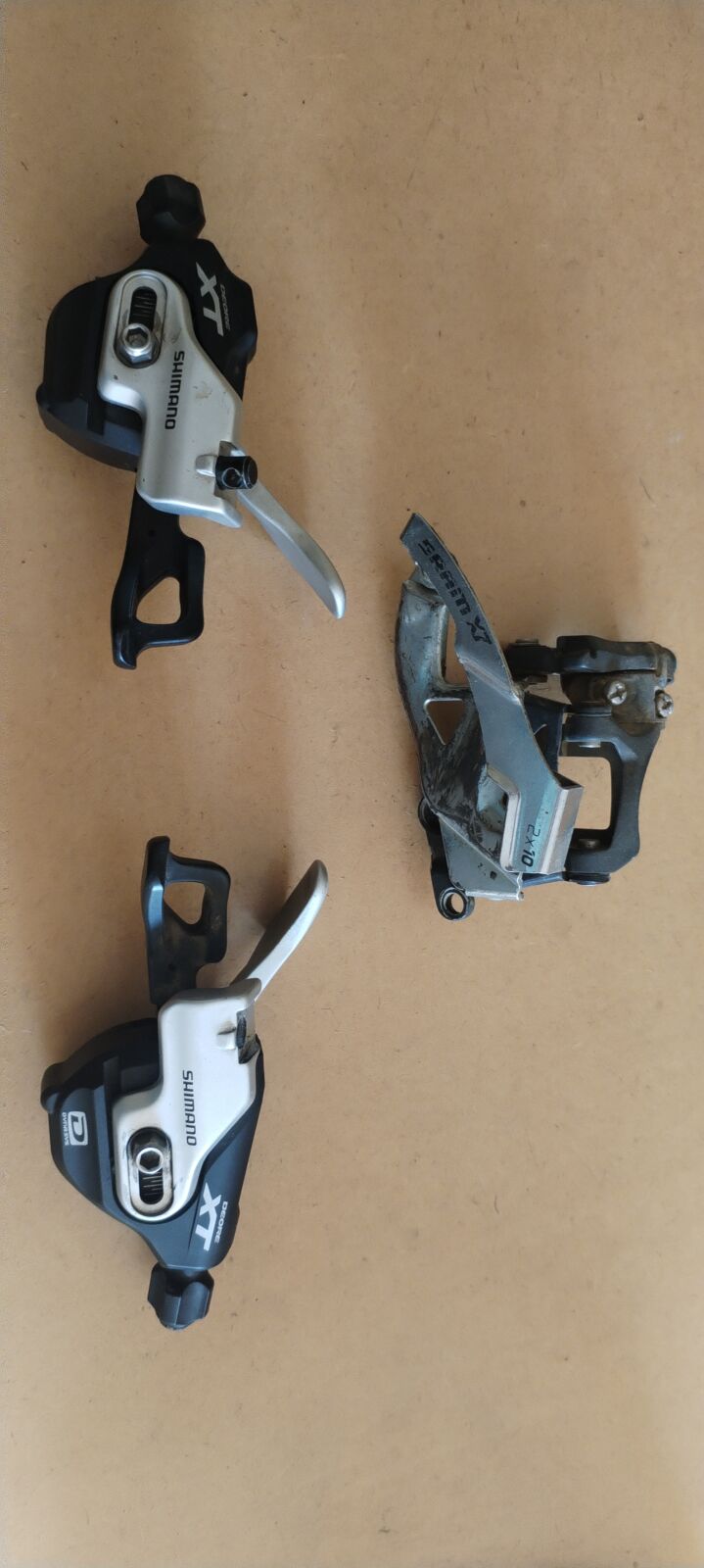 エンビロン I-Spec XT Shifter + SRAM X7 Front Mech | Shifters | Bike Hub