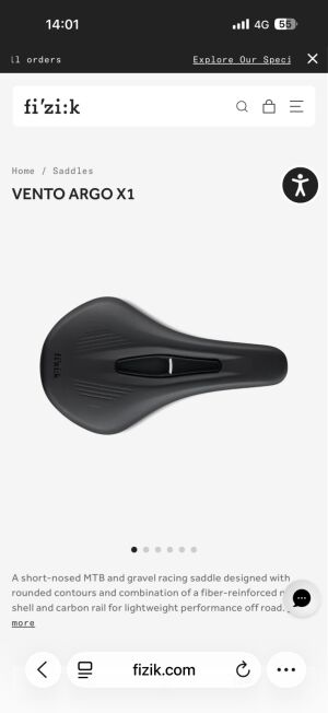 Fizik Vento Argo x1 | Saddles | Bike Hub