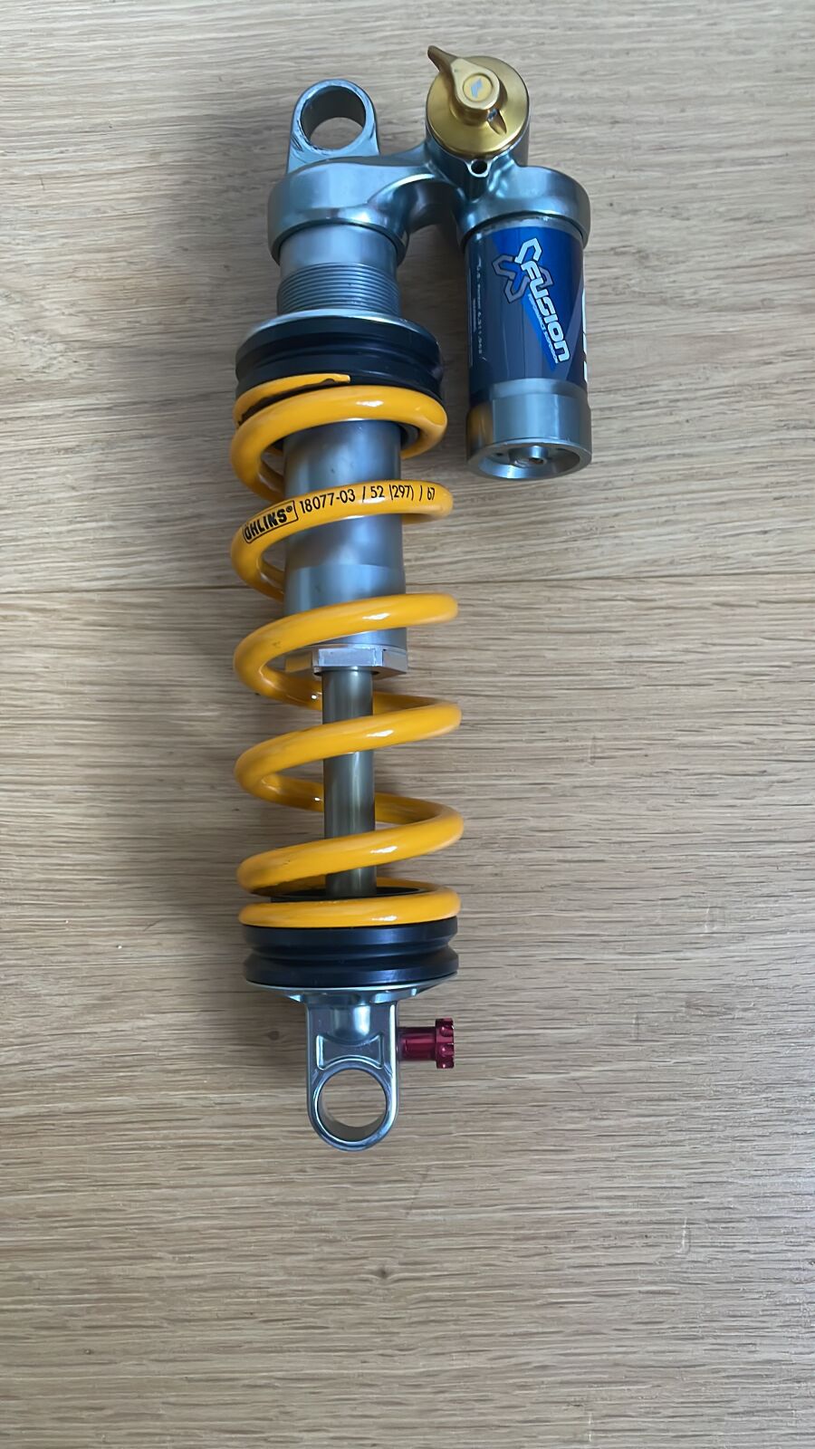 X fusion with a ohlins spring | Rear Shocks | Bike Hub